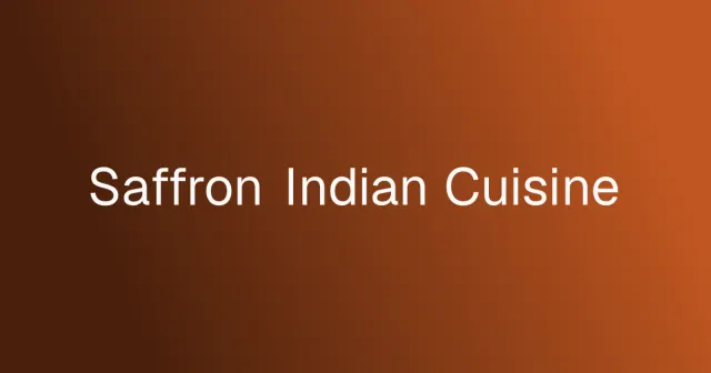 Saffron Indian Cuisine